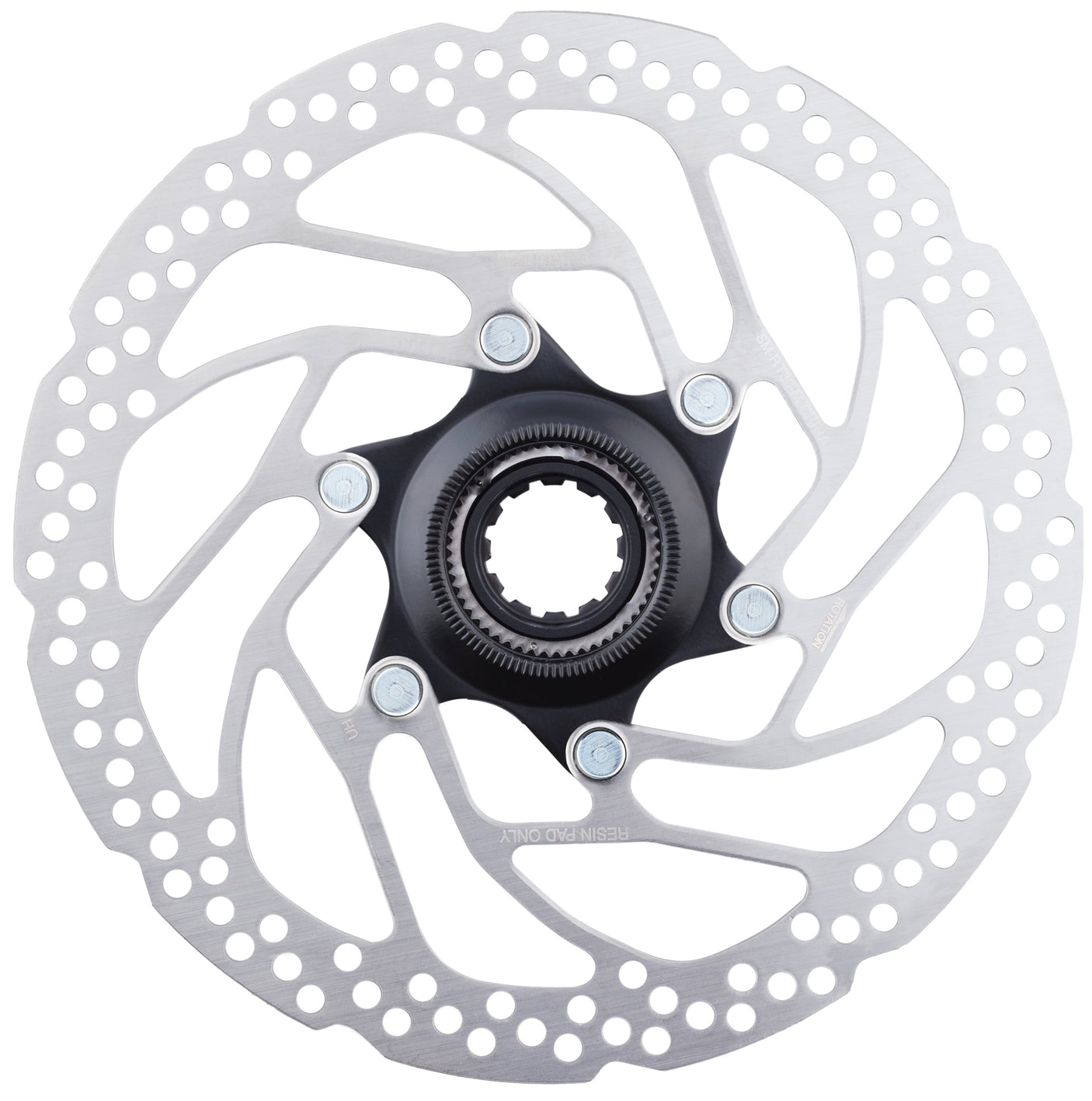 Shimano SM-RT30 disque de frein avec bague de verrouillage magnétique 180mm pour plaquettes de frein organiques