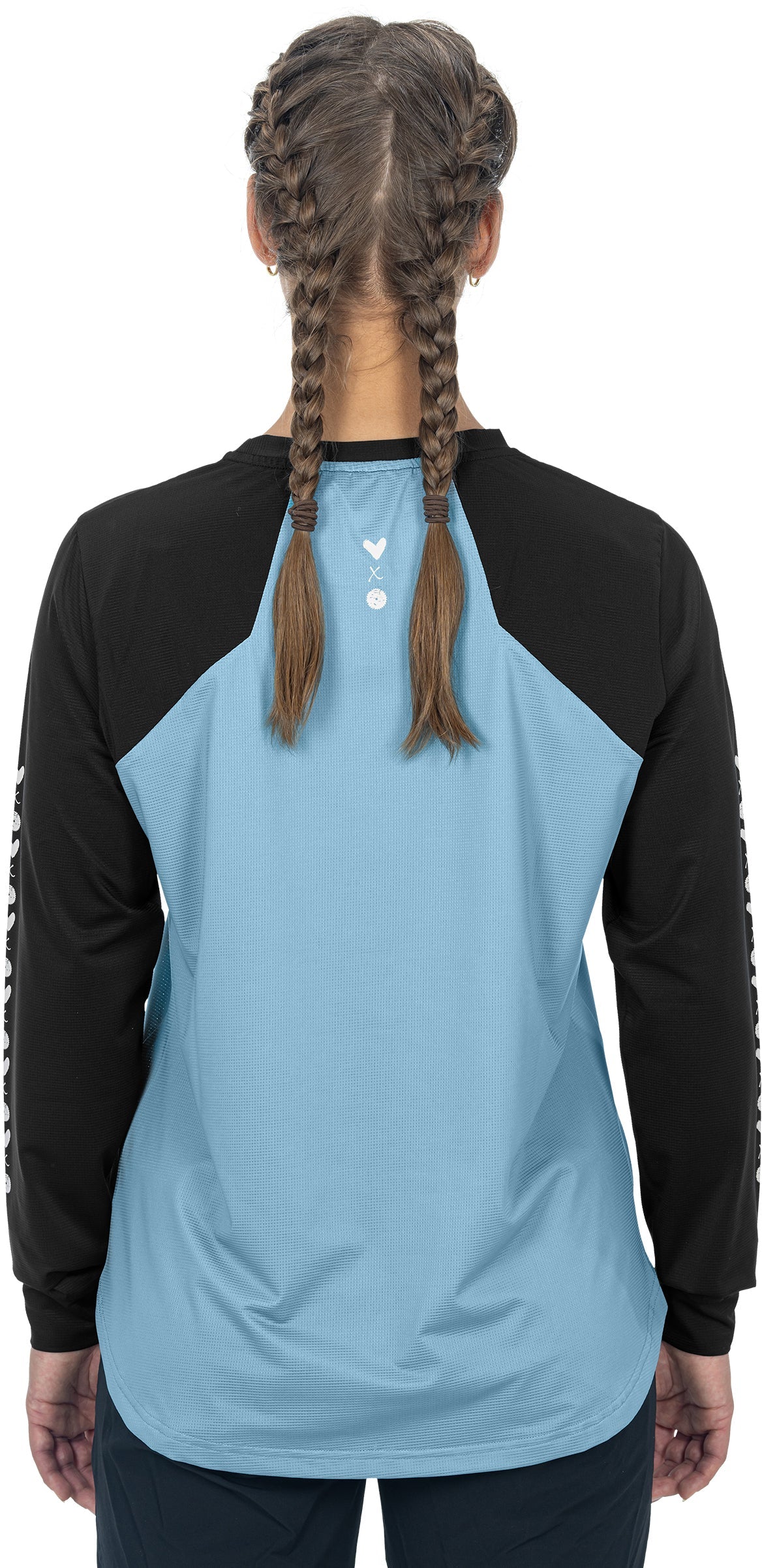 CUBE ATX WS Maillot col rond manches longues blue´n´black