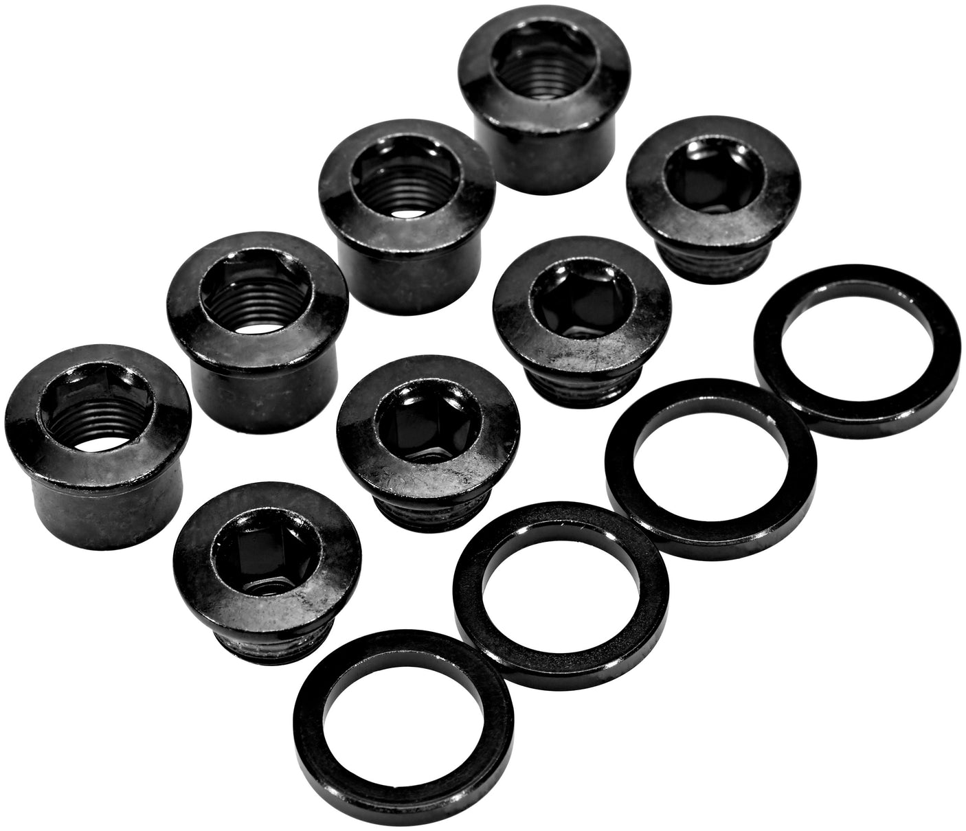 Boulons de plateau SRAM Singlespeed sans protection noir