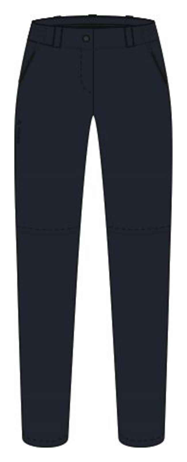 VAUDE Yaras Zip Off Pants femme noir