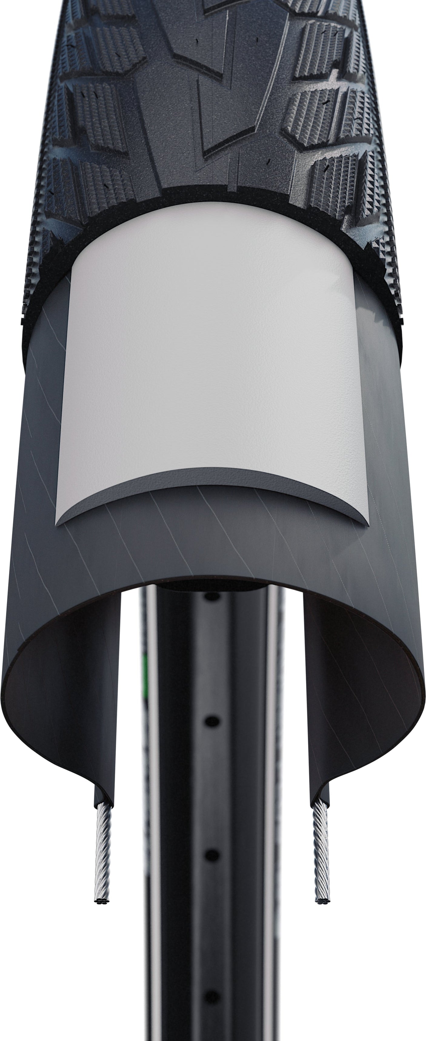 Schwalbe Road Cruiser Plus pneu à tringle 28x1.60" Active TwinSkin PunctureGuard E-25 Green noir