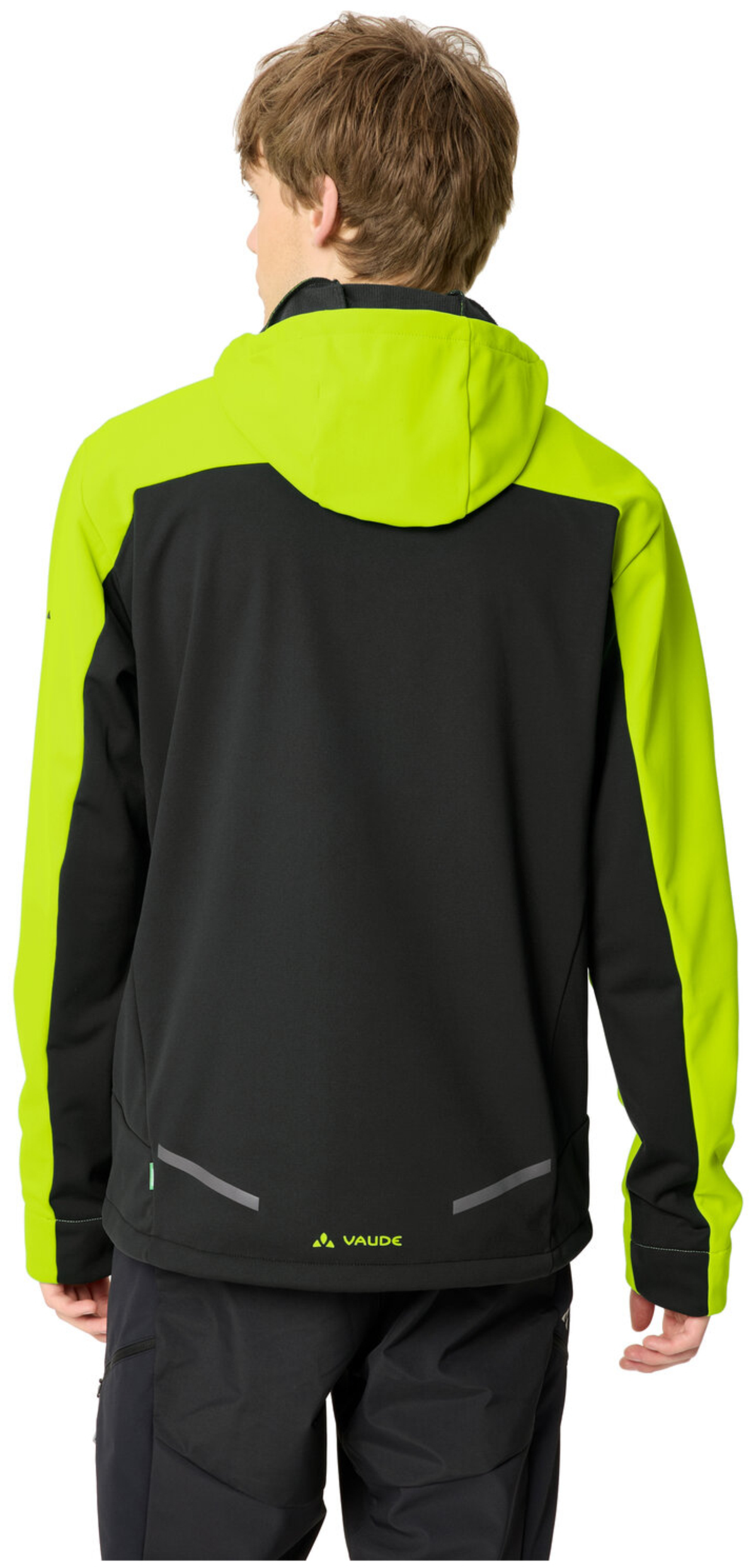 VAUDE Veste Softshell à Capuche Qimsa Homme II jaune néon