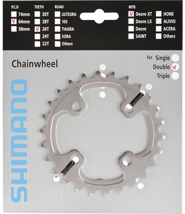 Shimano Deore XT FC-M785 plateau argent