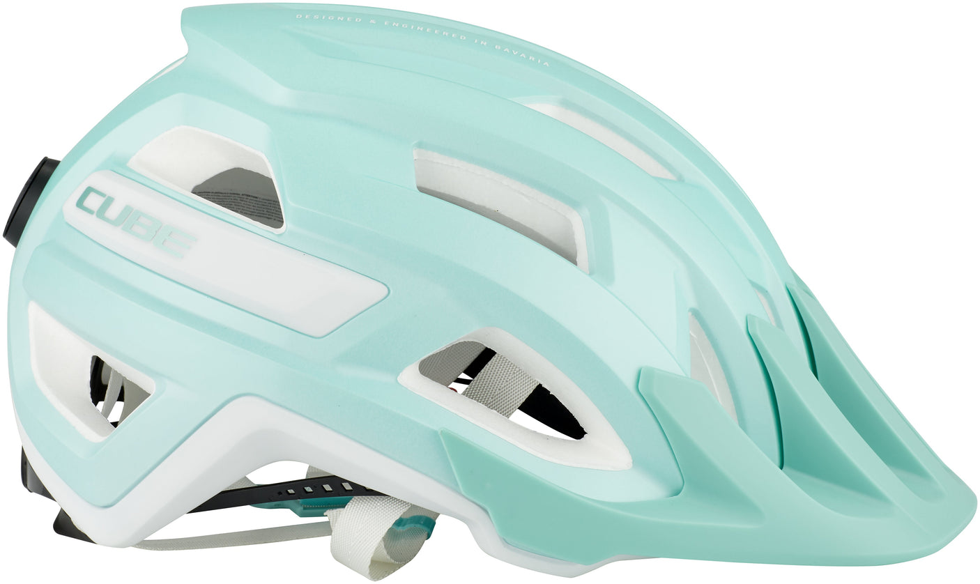 CUBE Casque ROOK argent menthe