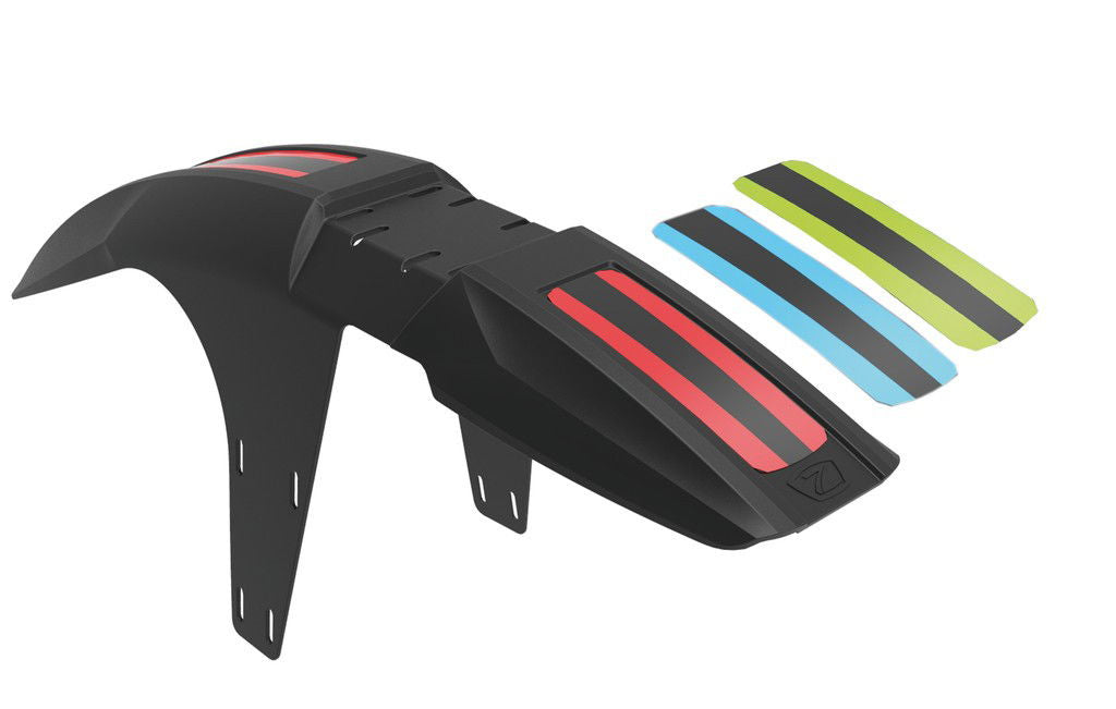 Zefal FM30 garde-boue avant avec 3 autocollants différents noir