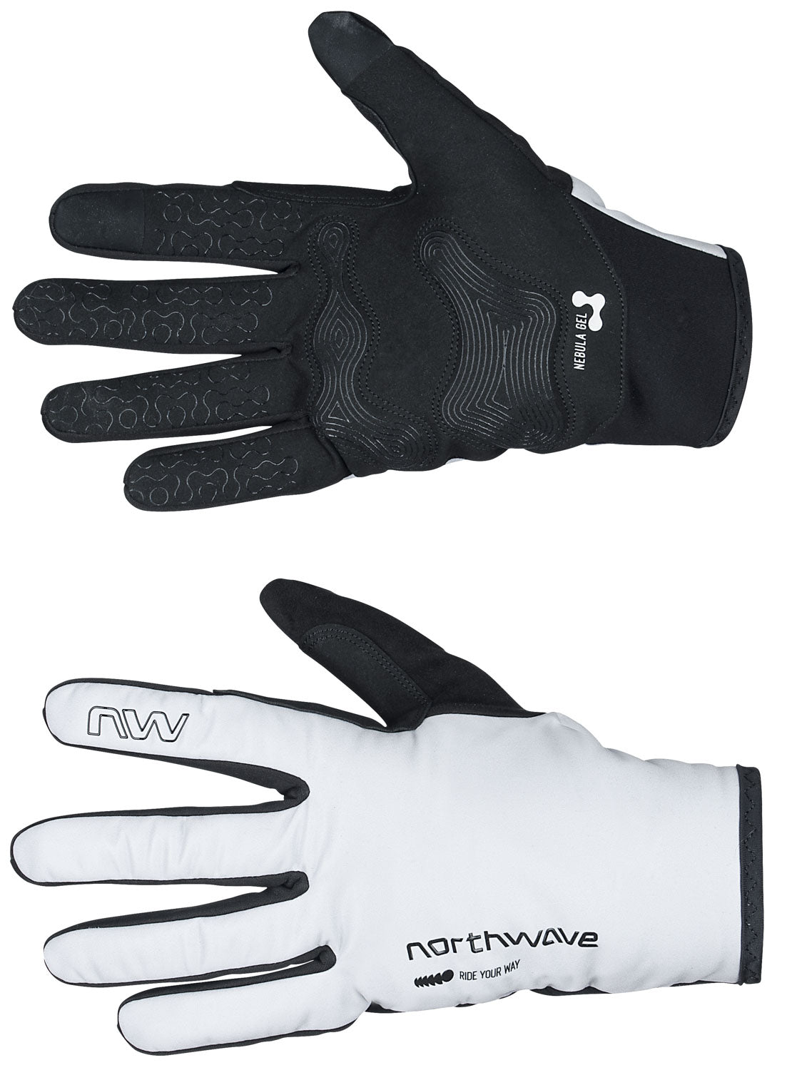 Northwave Fast Pro Gel Gant d'hiver Gris clair
