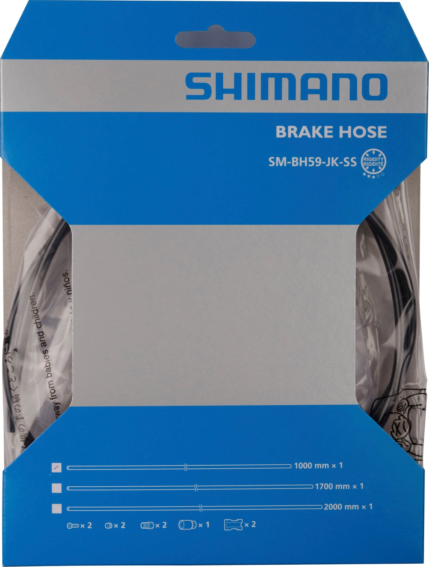 Shimano SM-BH59-JK Durite de frein noir