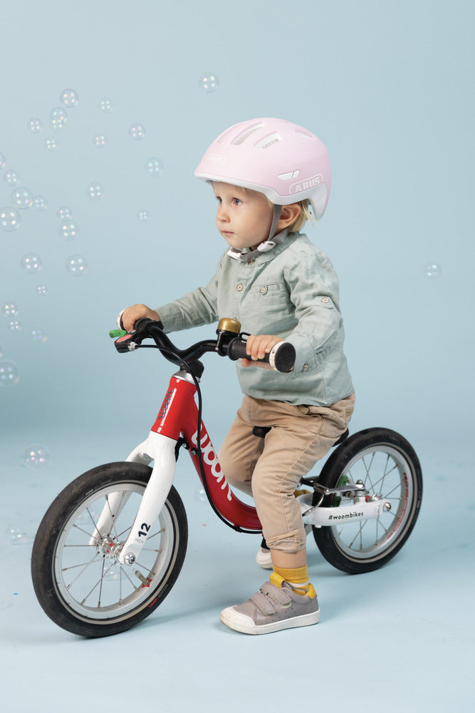 Casque enfant ABUS Smiley 3.0 ACE LED pure rose