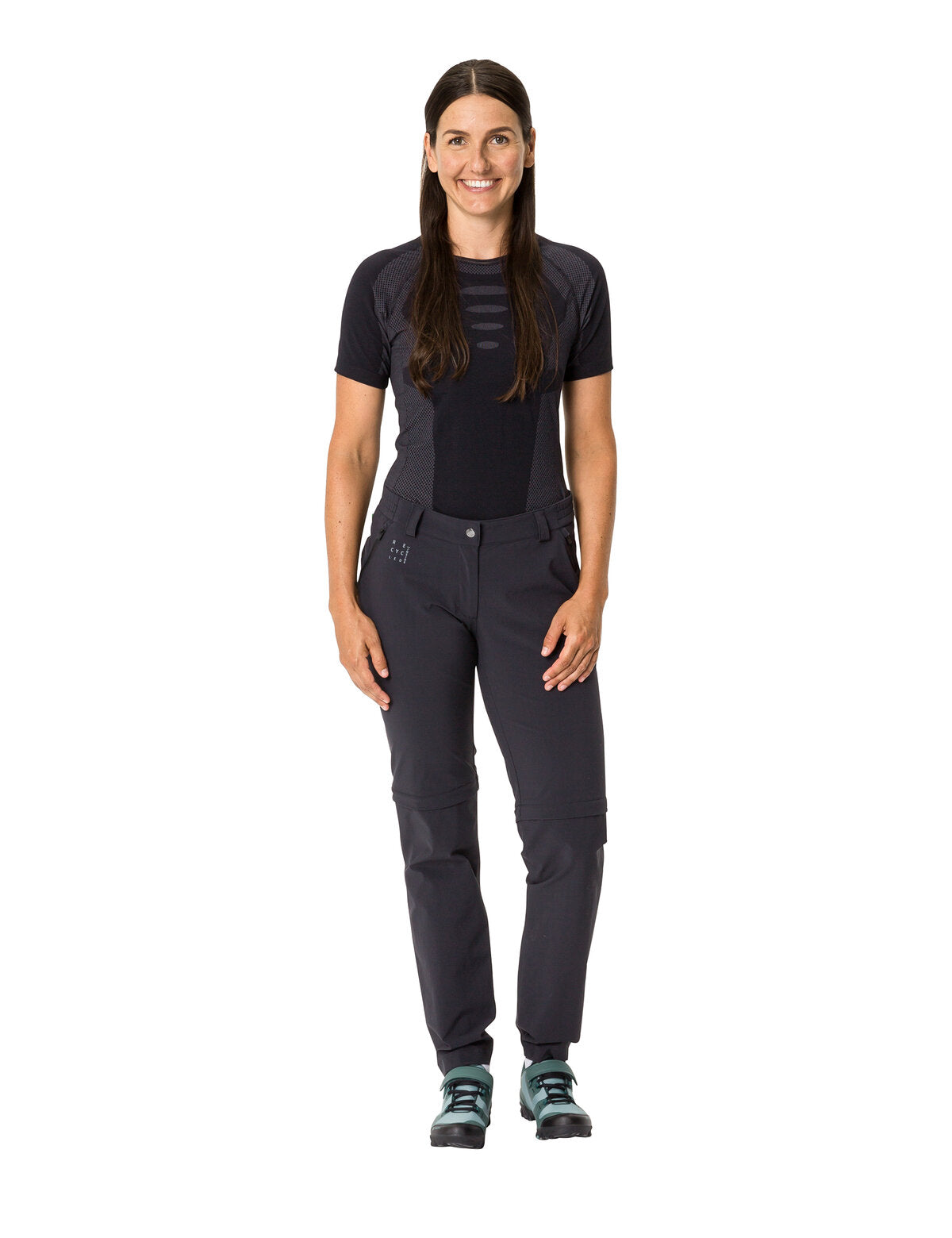 VAUDE Yaras Zip Off Pants femme noir