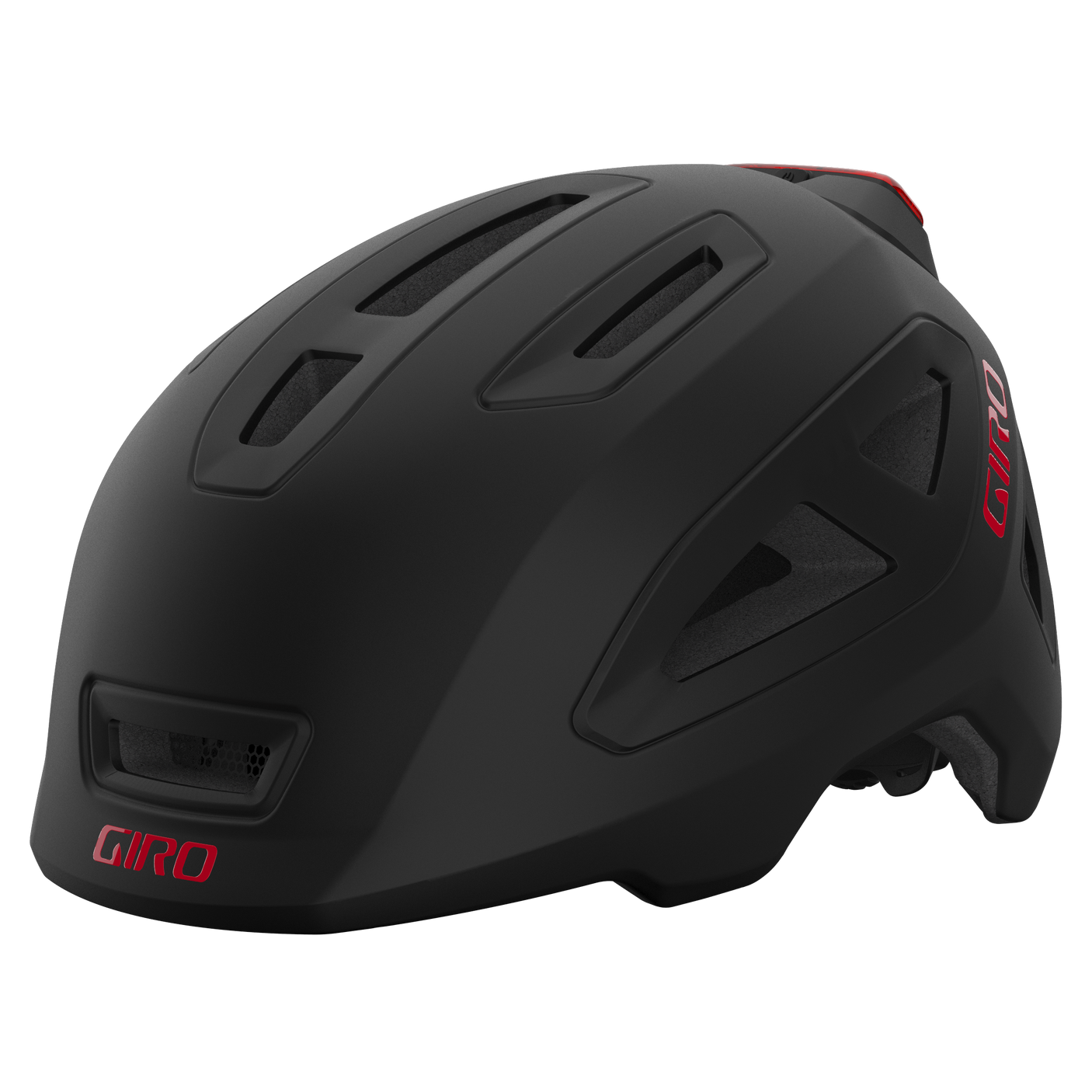 Casque Giro Scamp II mat noir/rouge