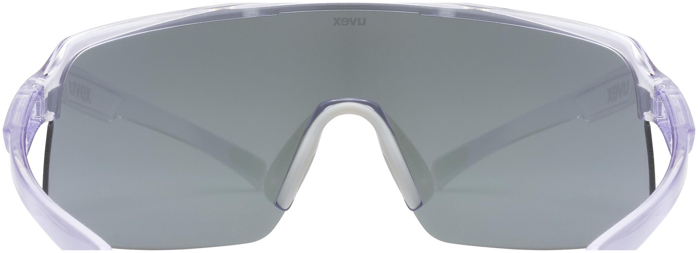 uvex Dyrt Lunettes de vélo Transparent / Miroir Rouge