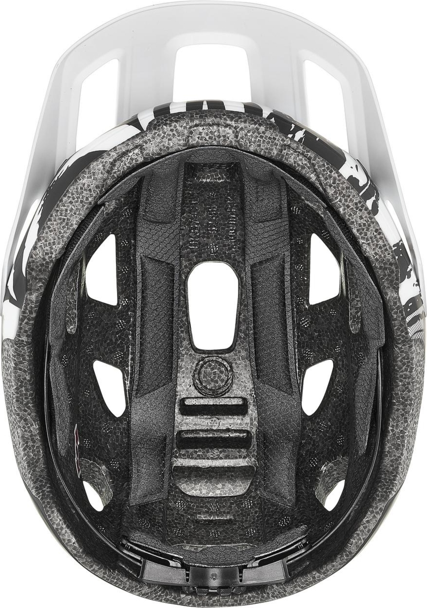 uvex React Jr. Casque enfant Blanc-Noir Mat