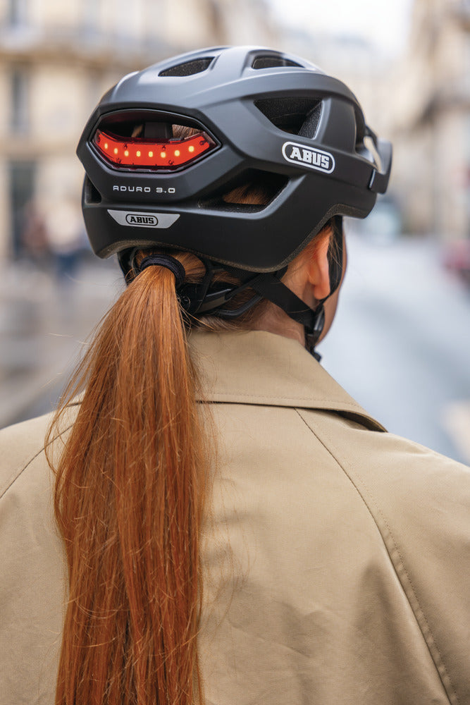 ABUS Aduro 3.0 LED Casque Urban race noir