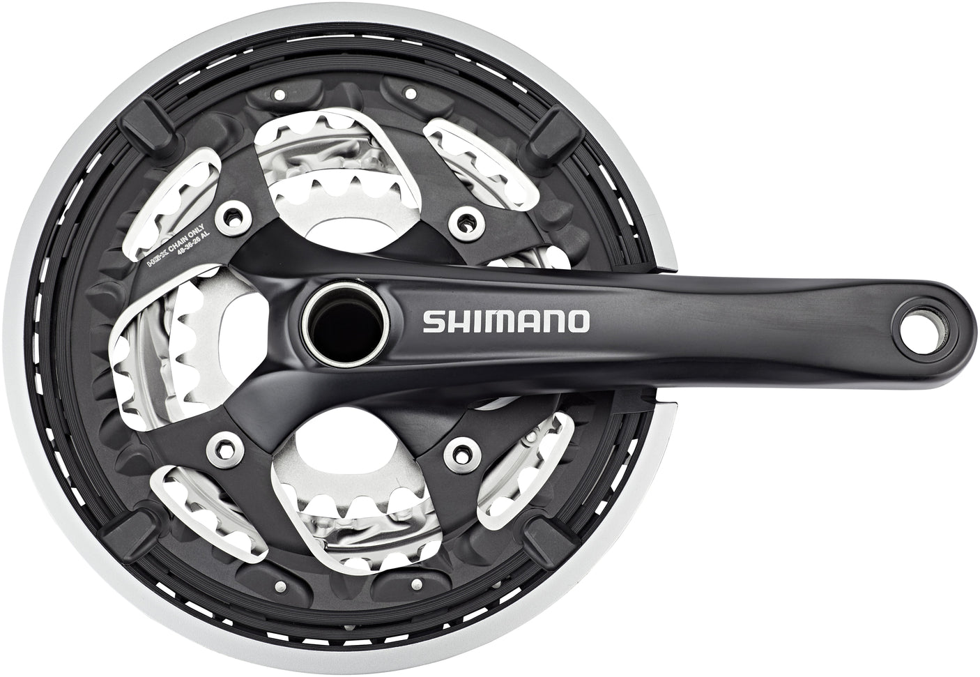 Shimano Trekking FC-T551 pédalier 3x10 48/36/26 dents incluant SM-BB52 noir