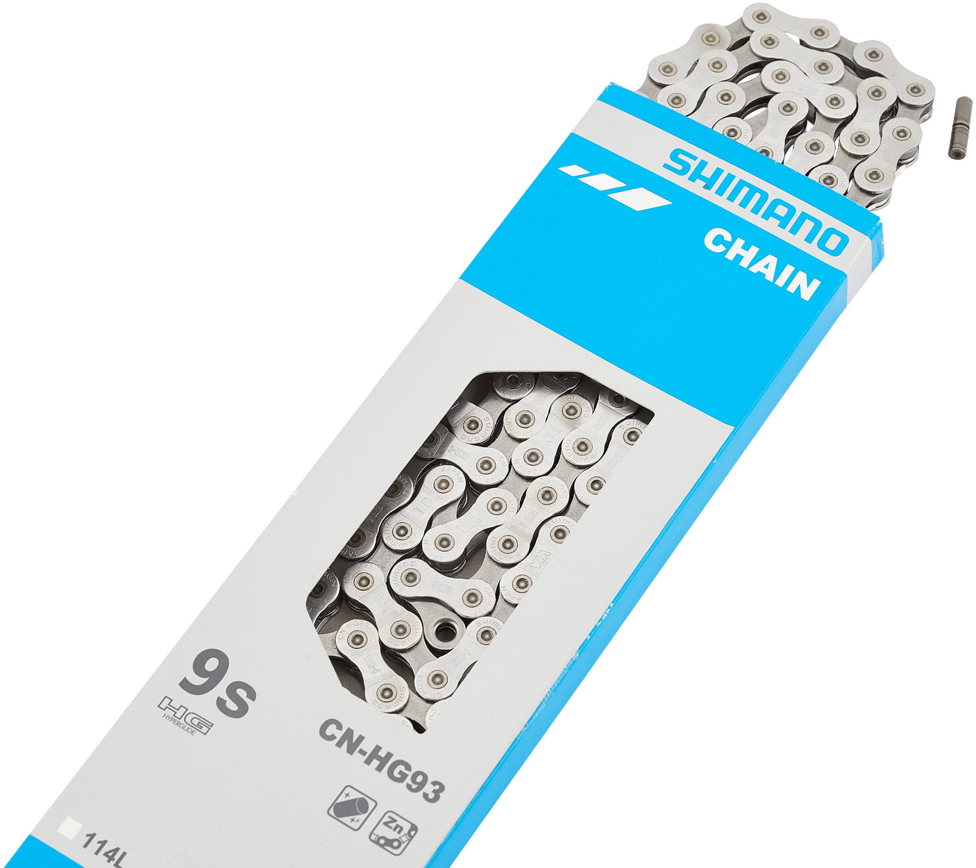 Shimano Ultegra/XT CN-HG93 chaîne 9 vitesses gris/blanc