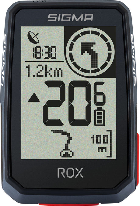 Sigma ROX 2.0 compteur de vélo incl. support GPS noir