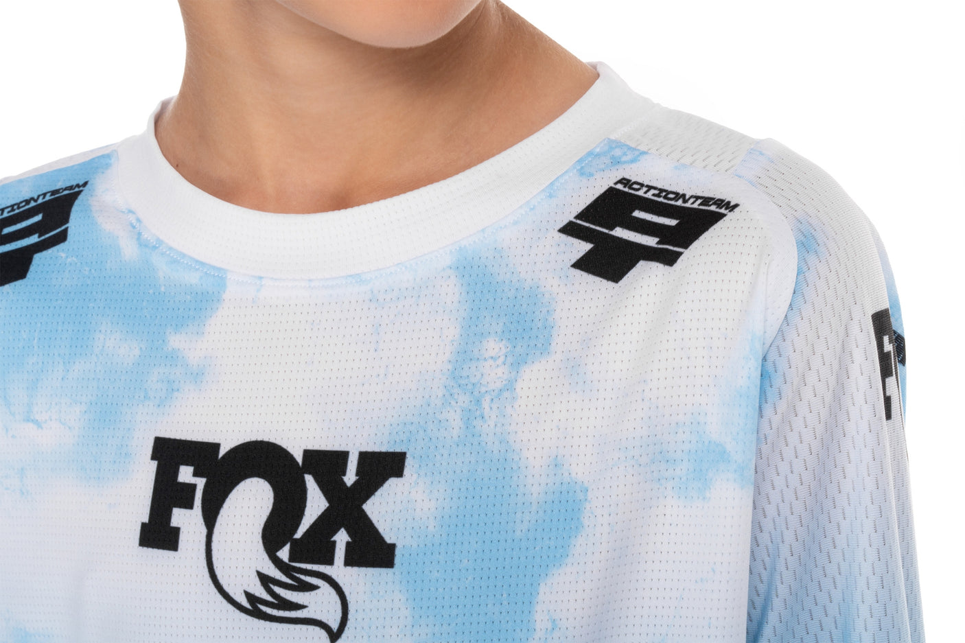 CUBE MTB Maillot ROOKIE X Actionteam manches longues topas bleu