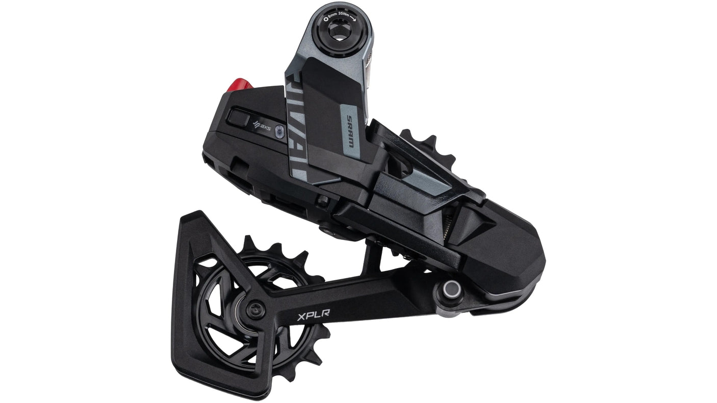 SRAM Rival AXS XPLR E1 Dérailleur à collier sans batterie 13 vitesses noir noir/gris