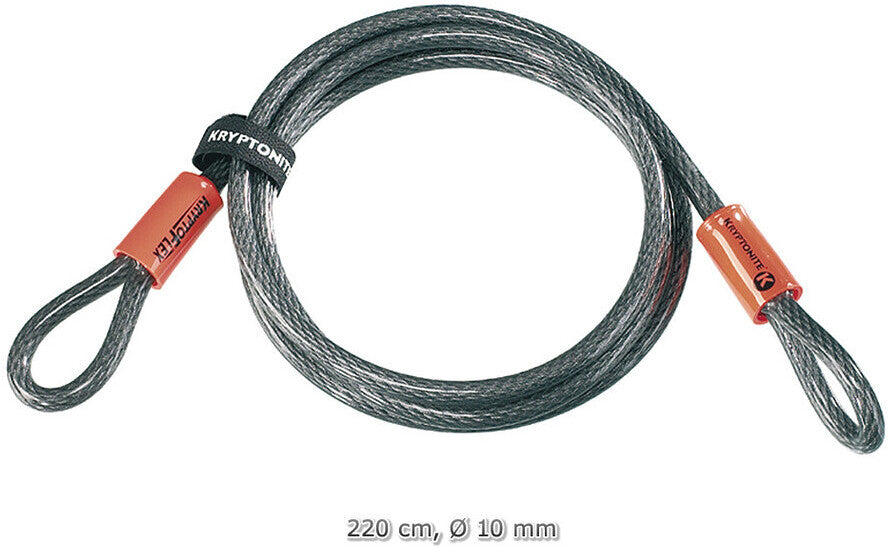 Câble de verrouillage à boucle finale Kryptonite KryptoFlex™ 410 (120cm)