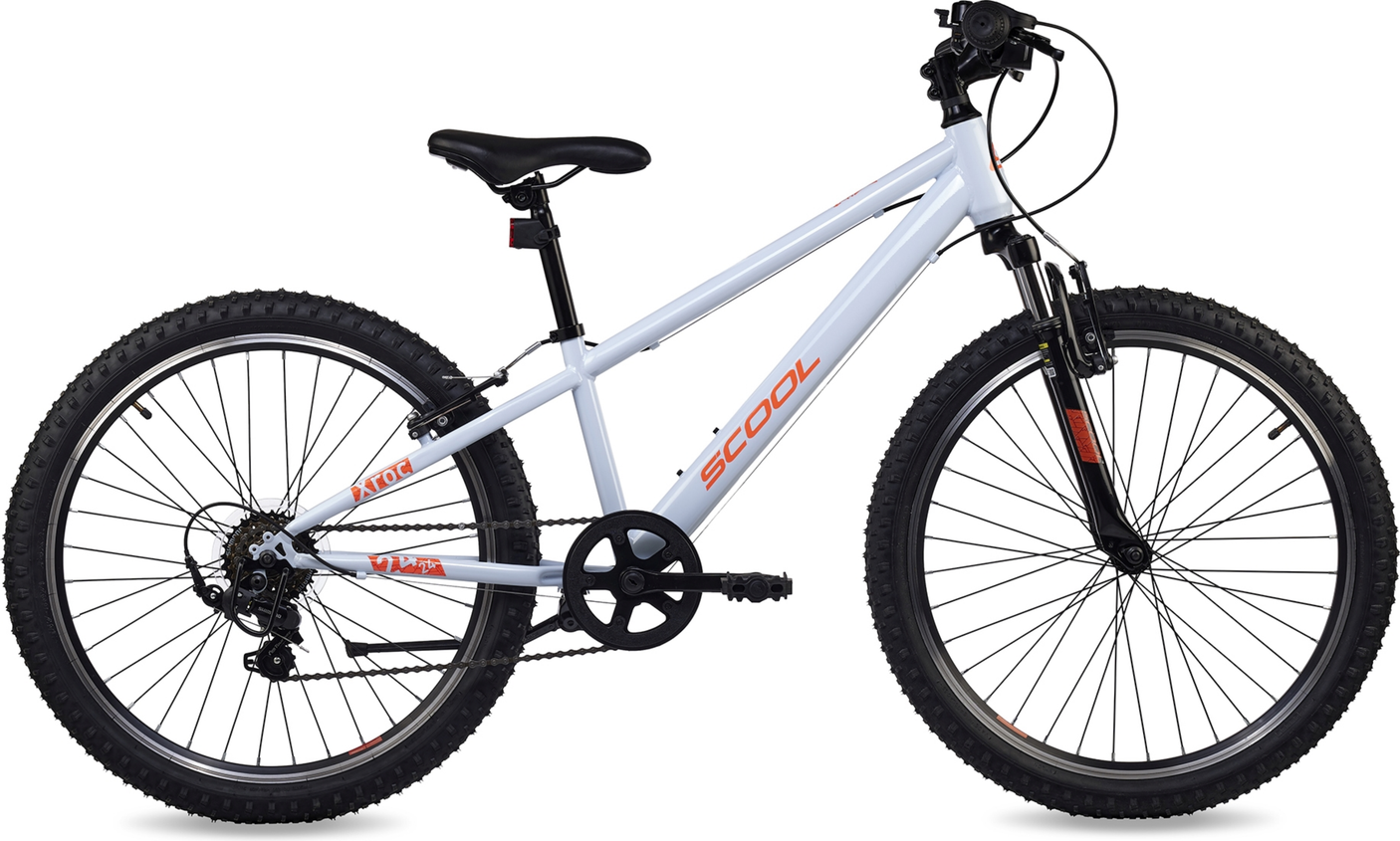 S'cool Xroc 24-K6 Gris Ciel/Orange Néon