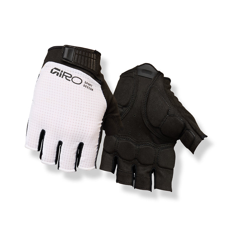 Gants de cyclisme Giro Bravo II Gel blanc