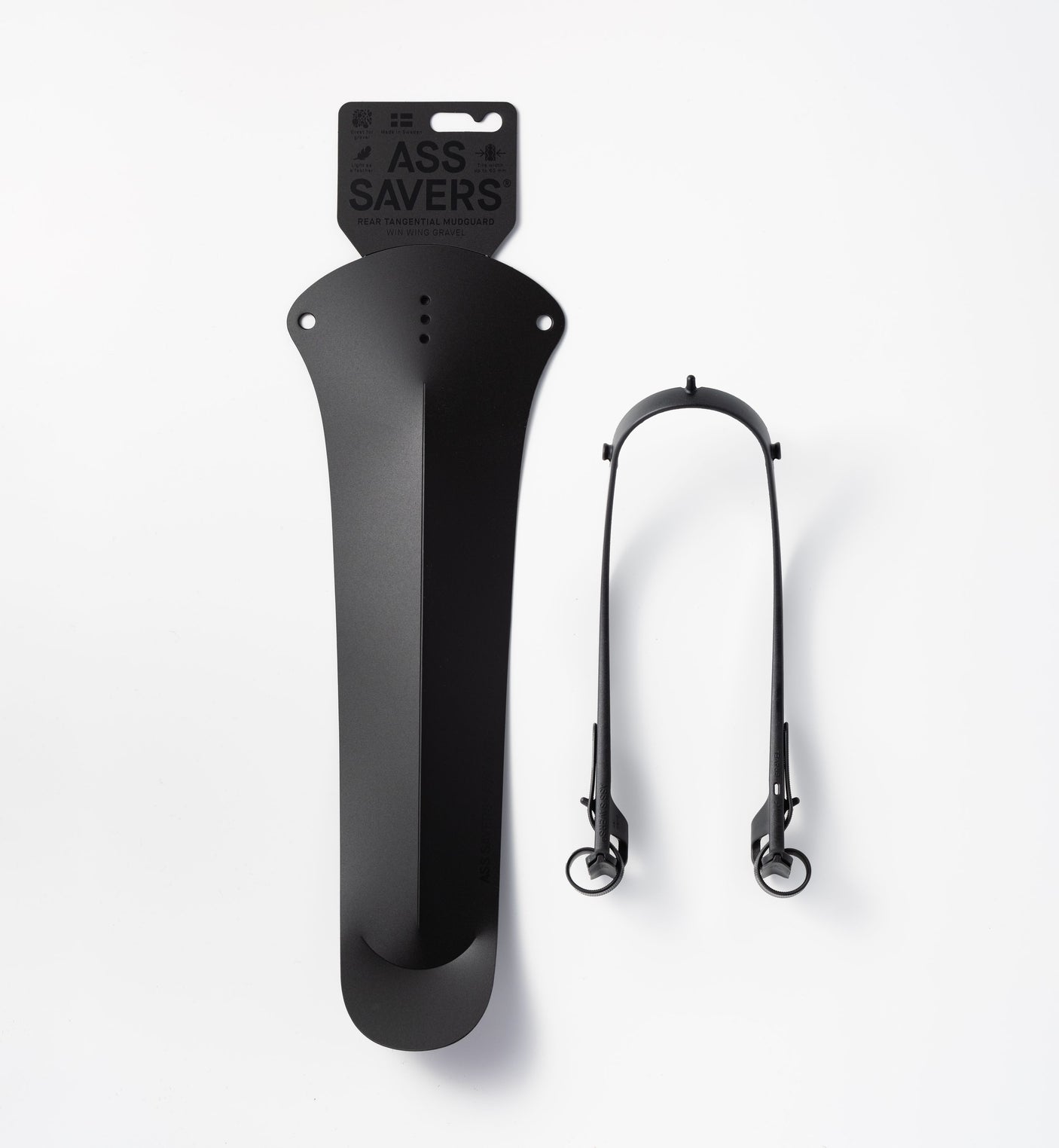Ass Savers WGS-2 Win Wing Gravel garde-boue arrière stealth