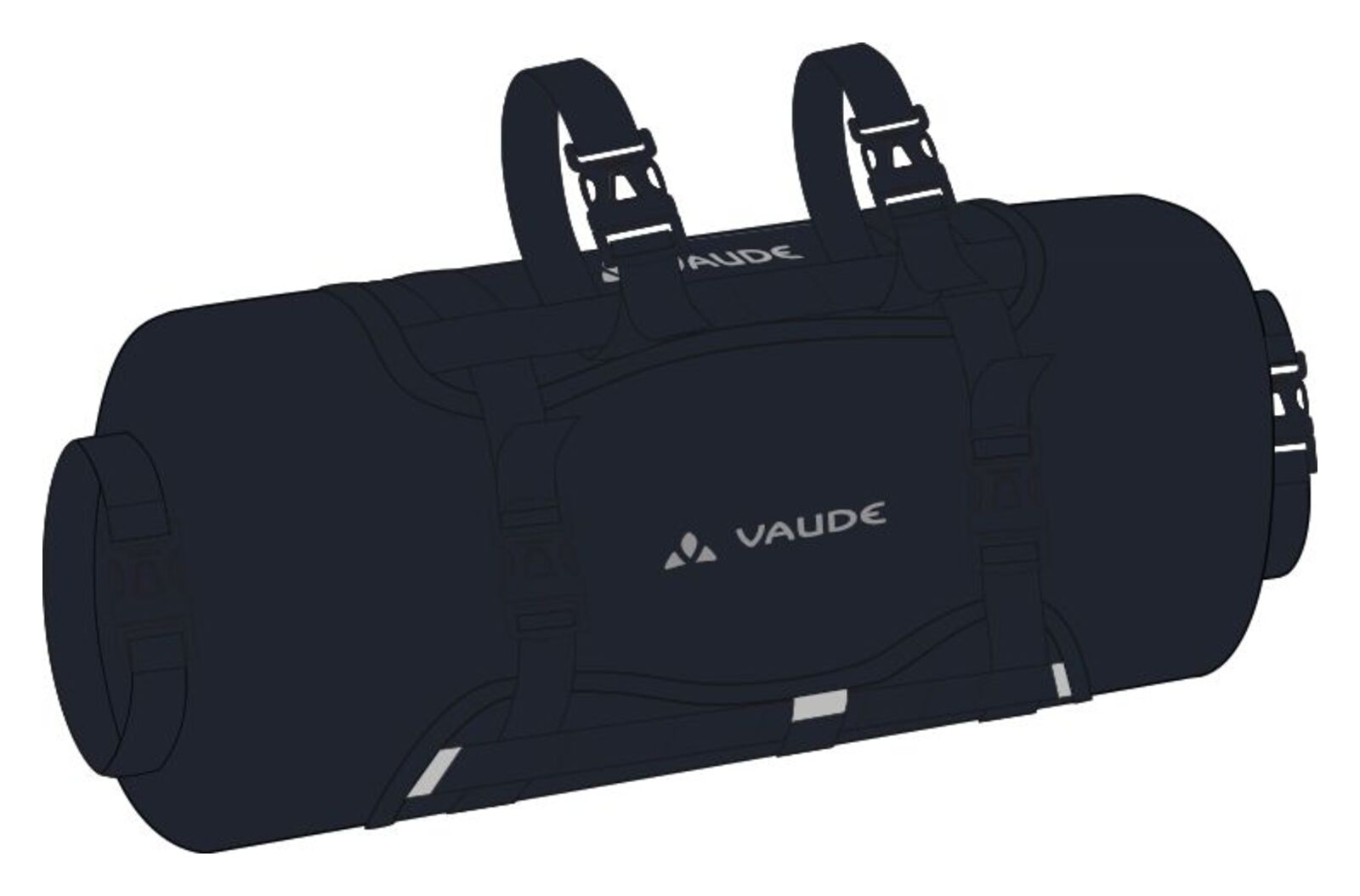 VAUDE Trailfront II sacoche de guidon noir