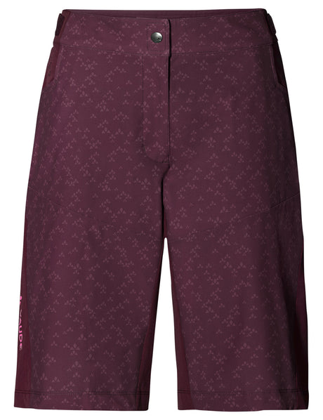 VAUDE Ledro Print Shorts femme violet