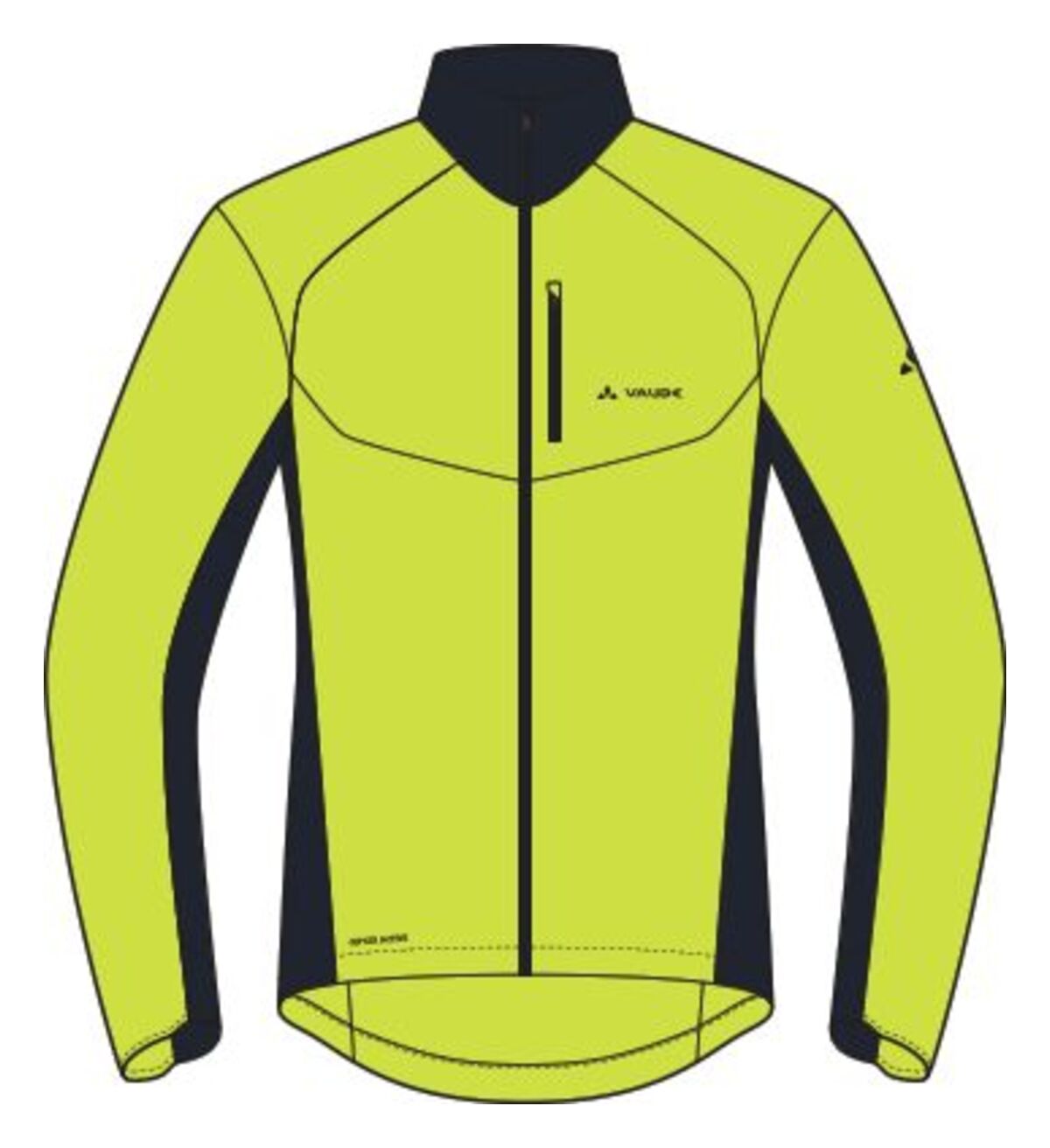 VAUDE Kuro veste de pluie homme vert