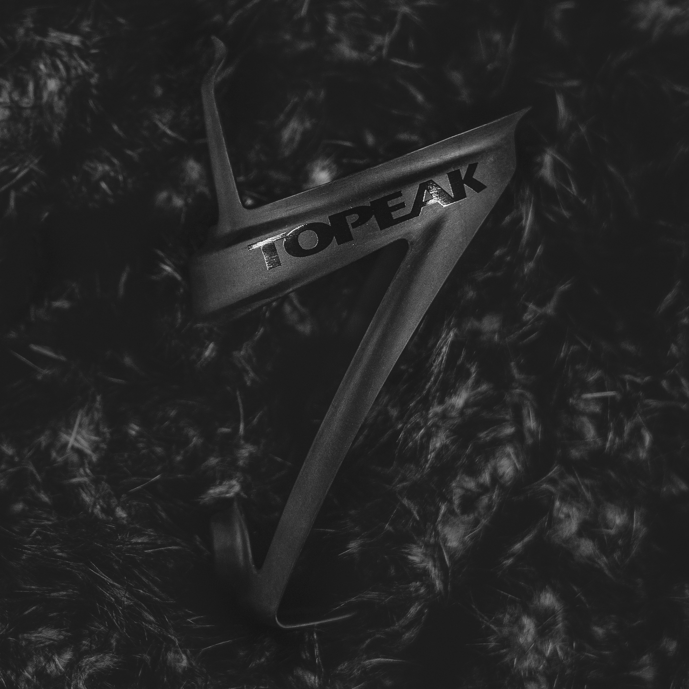 Topeak Shuttle Cage Z Carbone recyclé, Noir