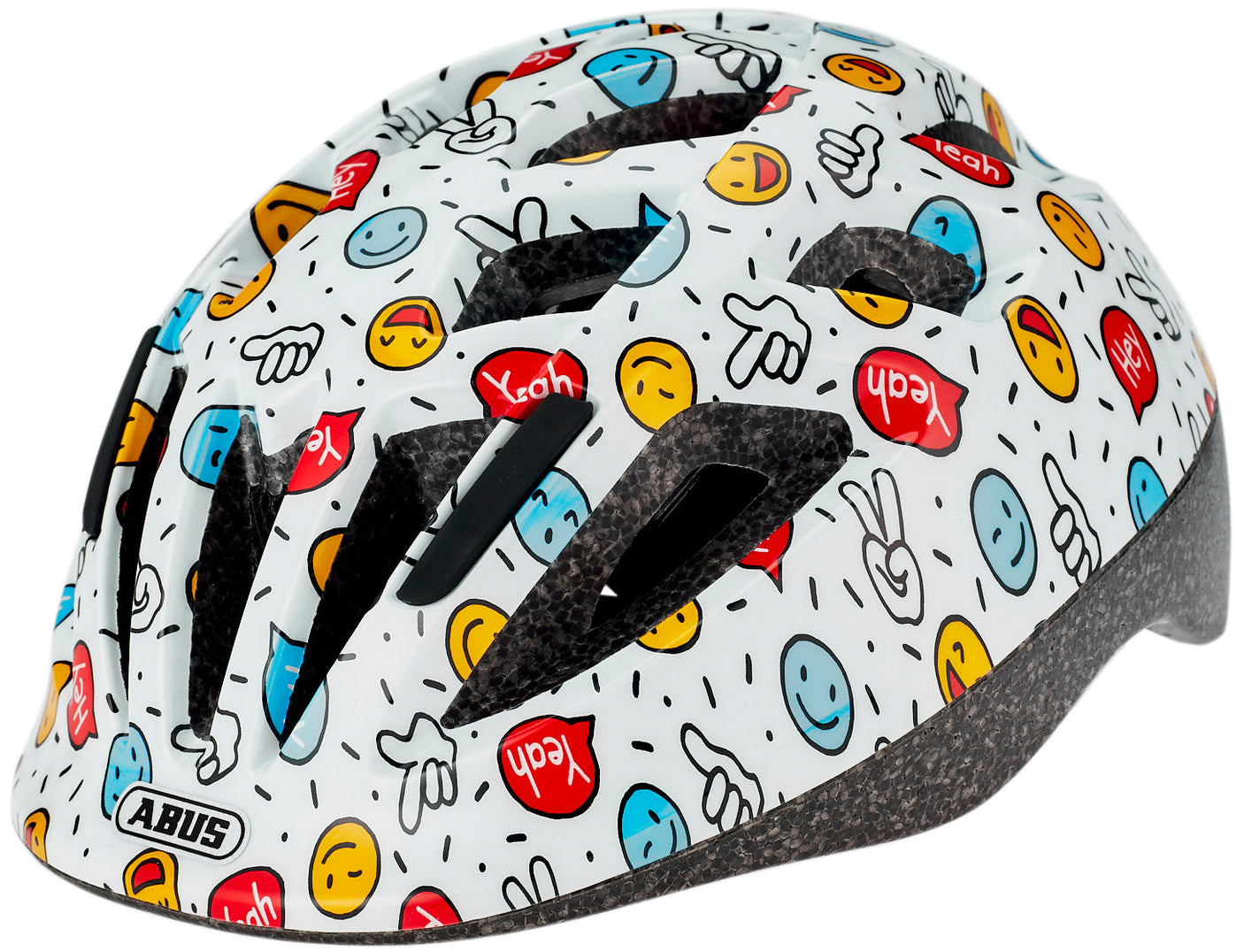 ABUS Smooty 2.0 Casque Enfants blanc smiley