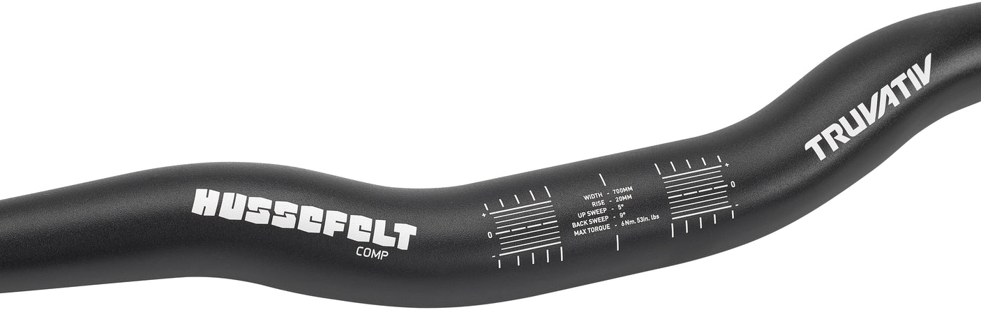 Truvativ Hussefelt Comp Riser Bar 700mm Ø31,8mm noir