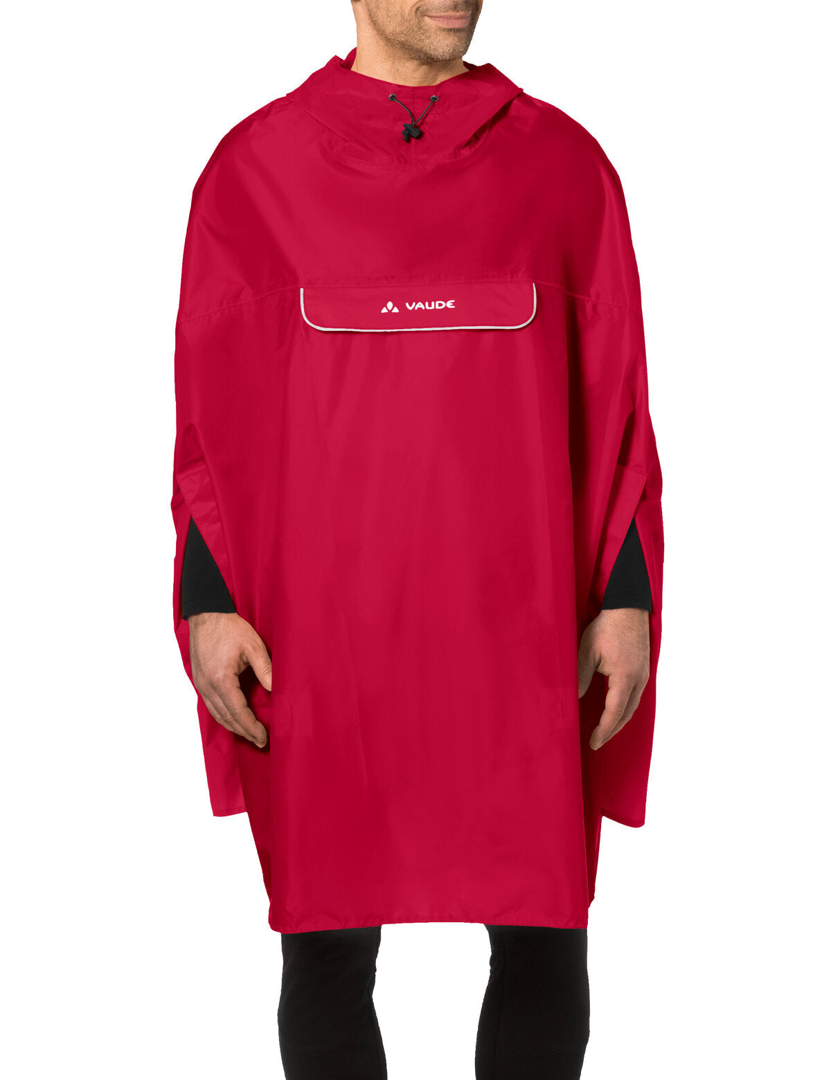 VAUDE Valdipino Poncho rouge