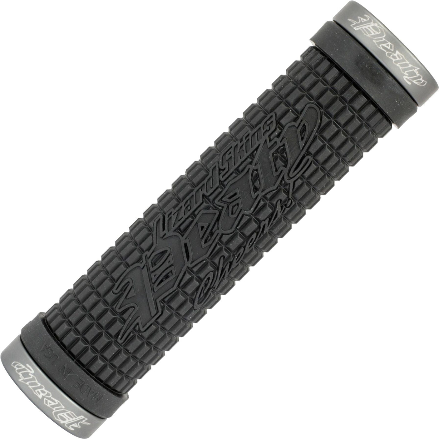 Lizard Skins Peaty Cheers Lock-On poignées noir/gris