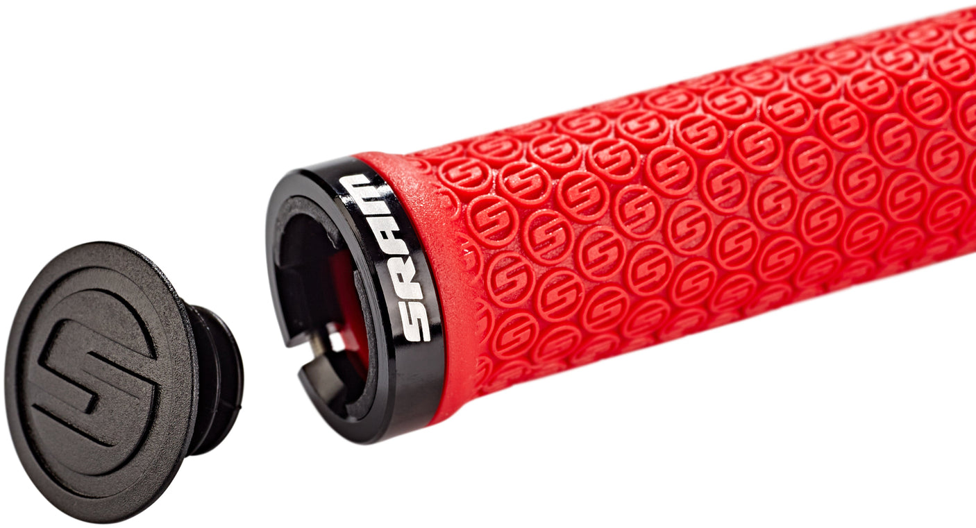 SRAM MTB bagues de serrage poignées rouge