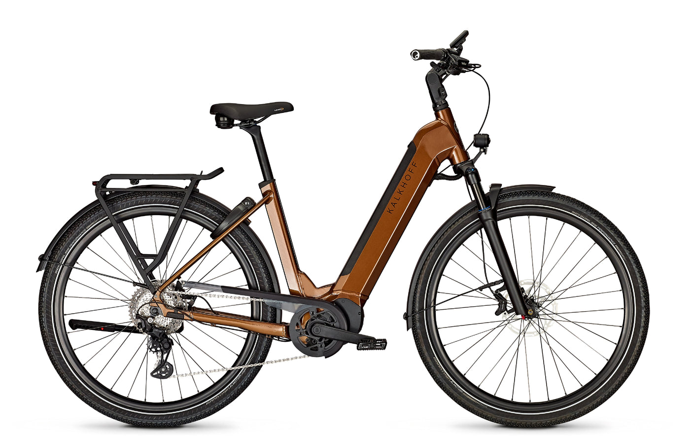 Kalkhoff Endeavour 5 Advance+ Wave doré brun brillant