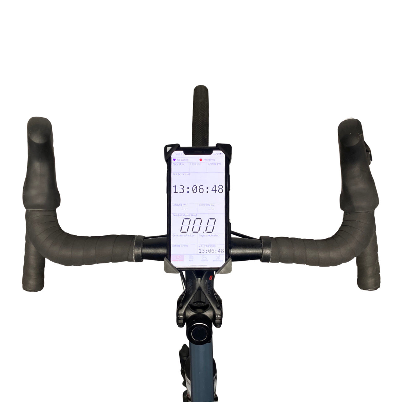 NC-17 Connect 3D Support universel pour smartphone, montage sur cintre Center Mount (centré devant la potence) noir