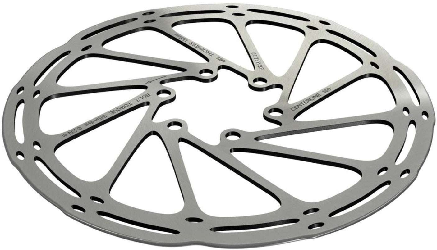 Disque de frein SRAM Centerline Rounded monobloc argenté