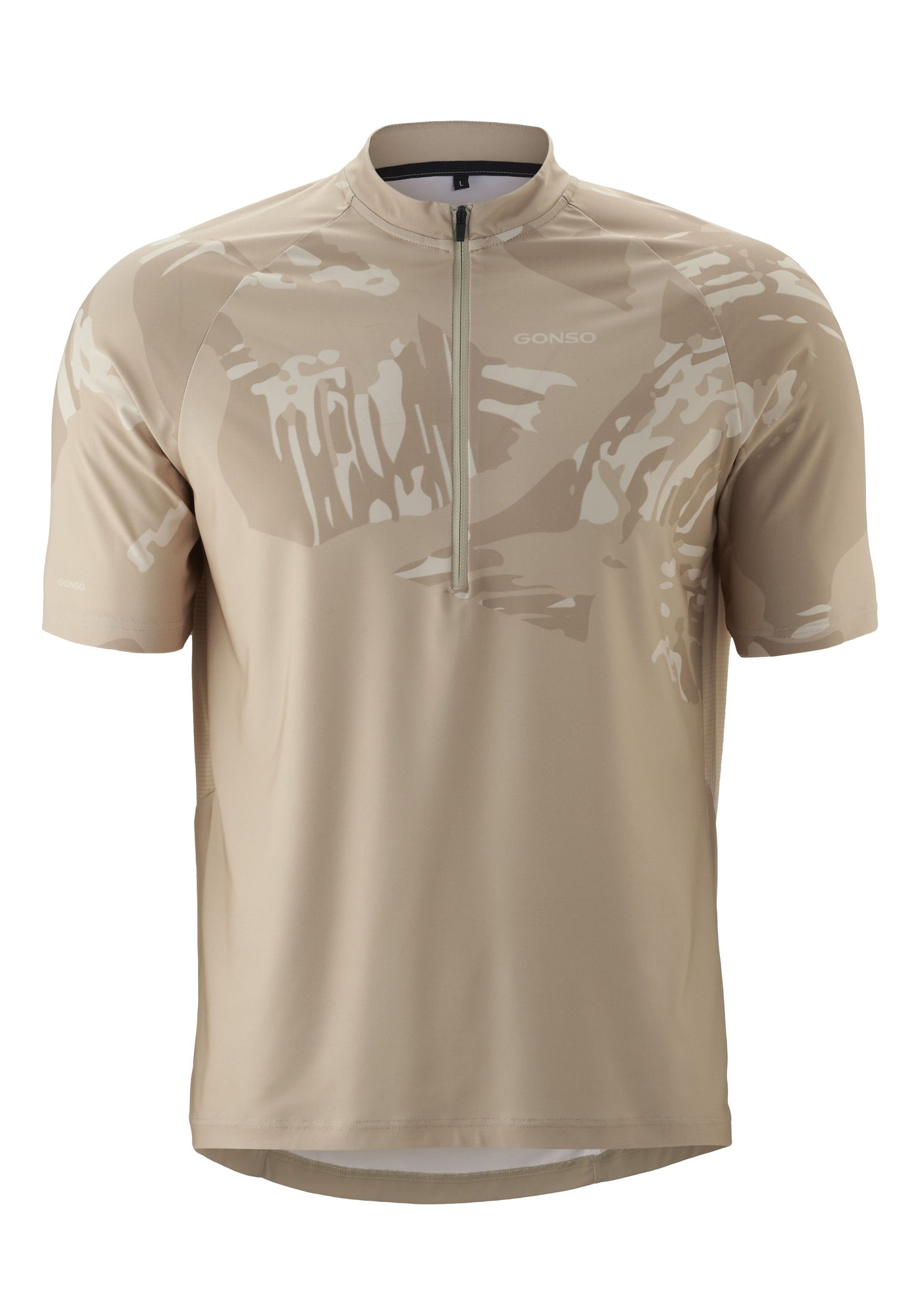 Gonso Adventure Jersey 3/4 Zip homme jonesboro crème