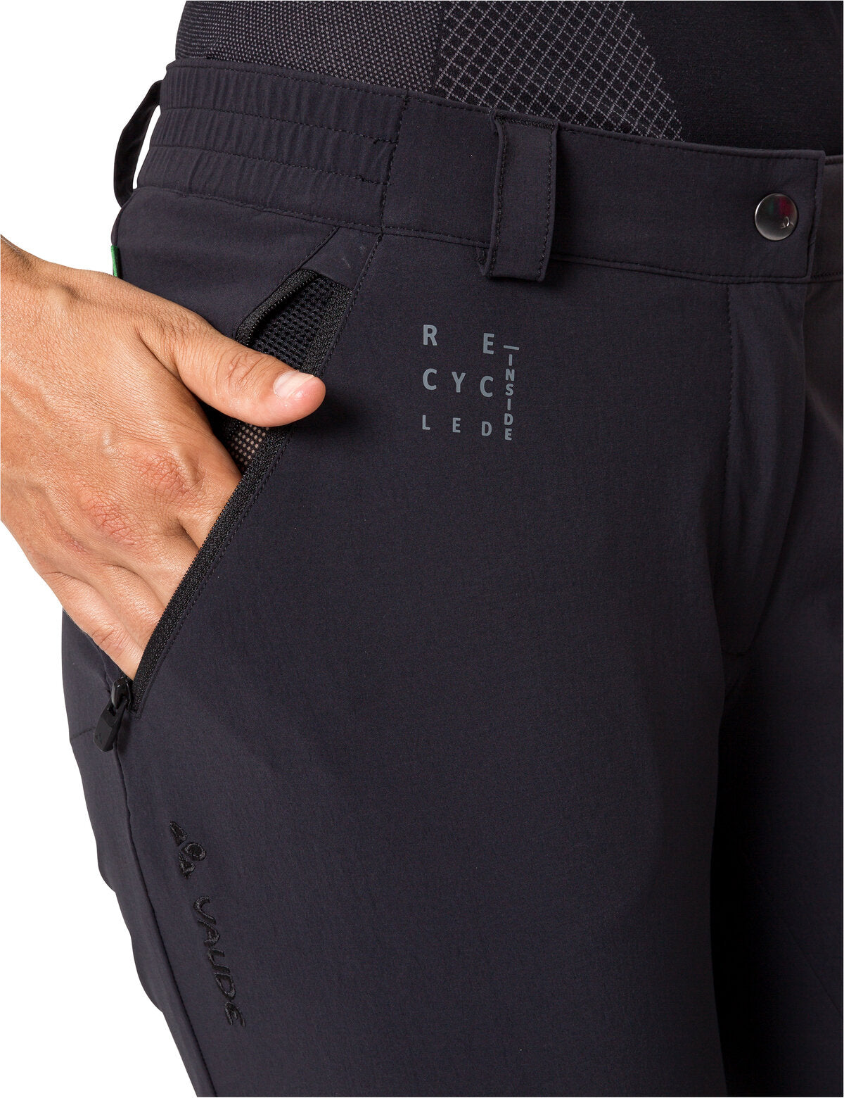 VAUDE Yaras Zip Off Pants femme noir