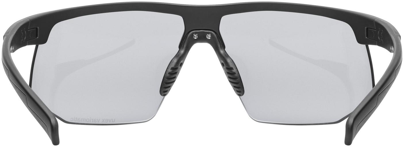 uvex Aerios V Lunettes de vélo Noir Mat / Fumé