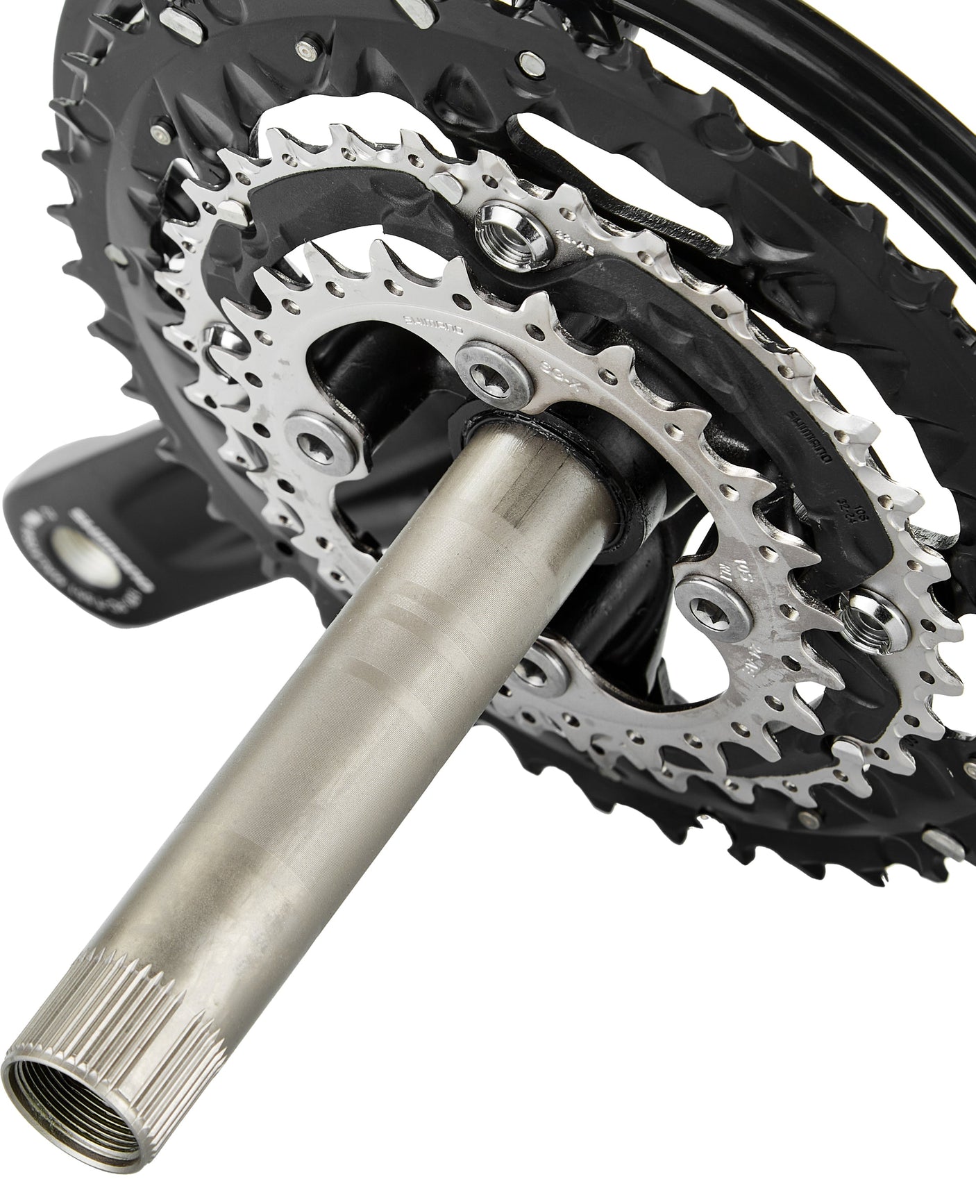 Shimano Trekking FC-T551 pédalier 3x10 44/32/24 dents incluant SM-BB52 noir