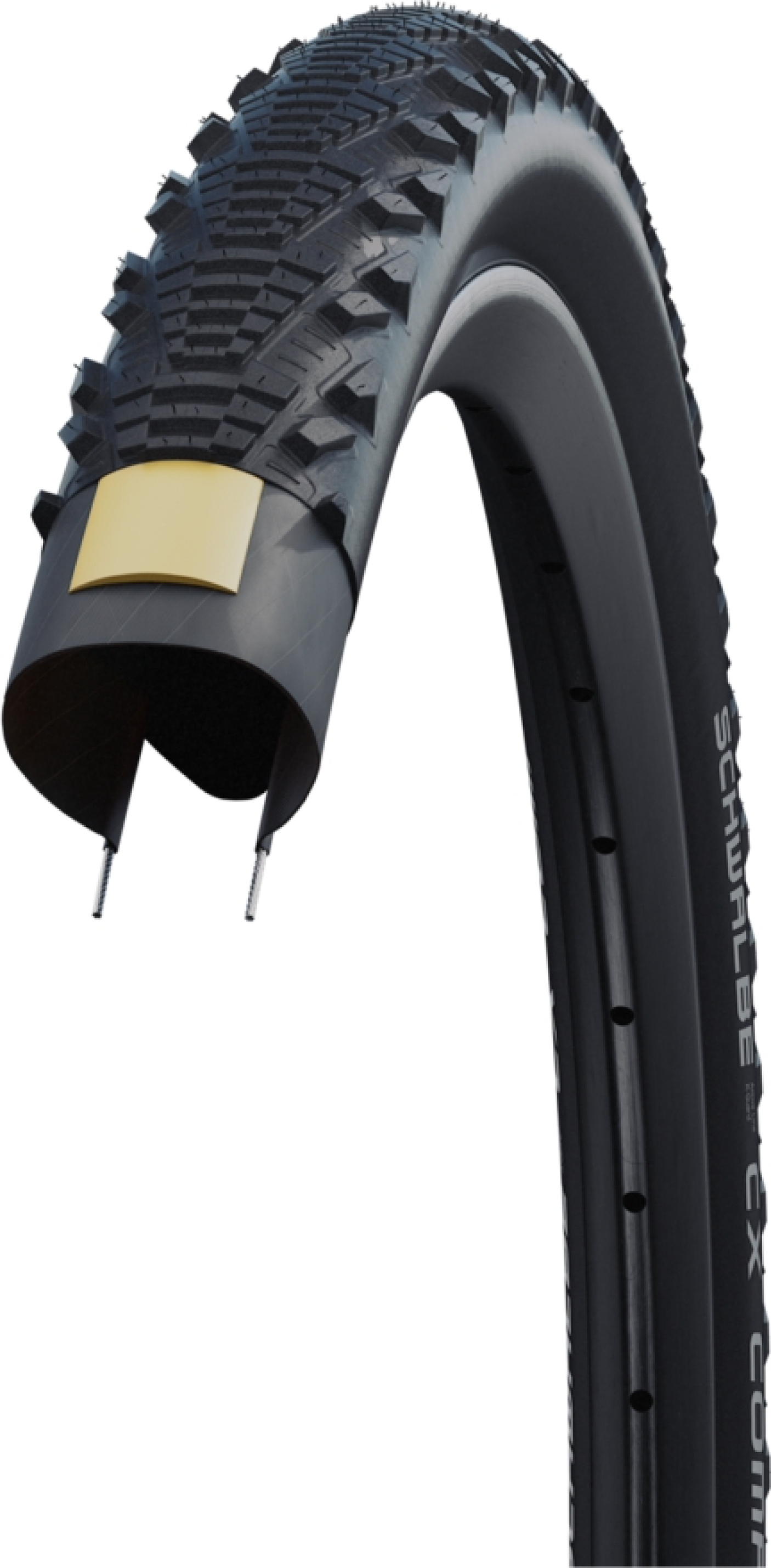 Schwalbe CX Comp | Active Line | K-Guard Noir+Réflexe