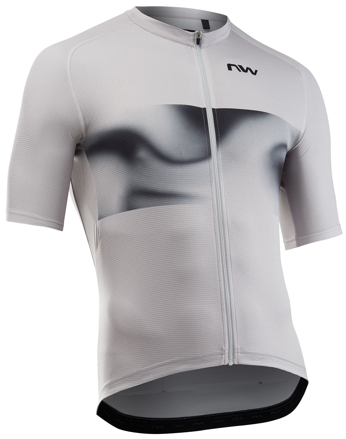 Northwave Force Evo Maillot Manches Courtes Gris Clair