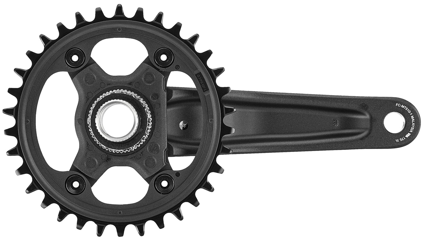 Shimano FC-MT510-1 pédalier 12 vitesses 34 dents