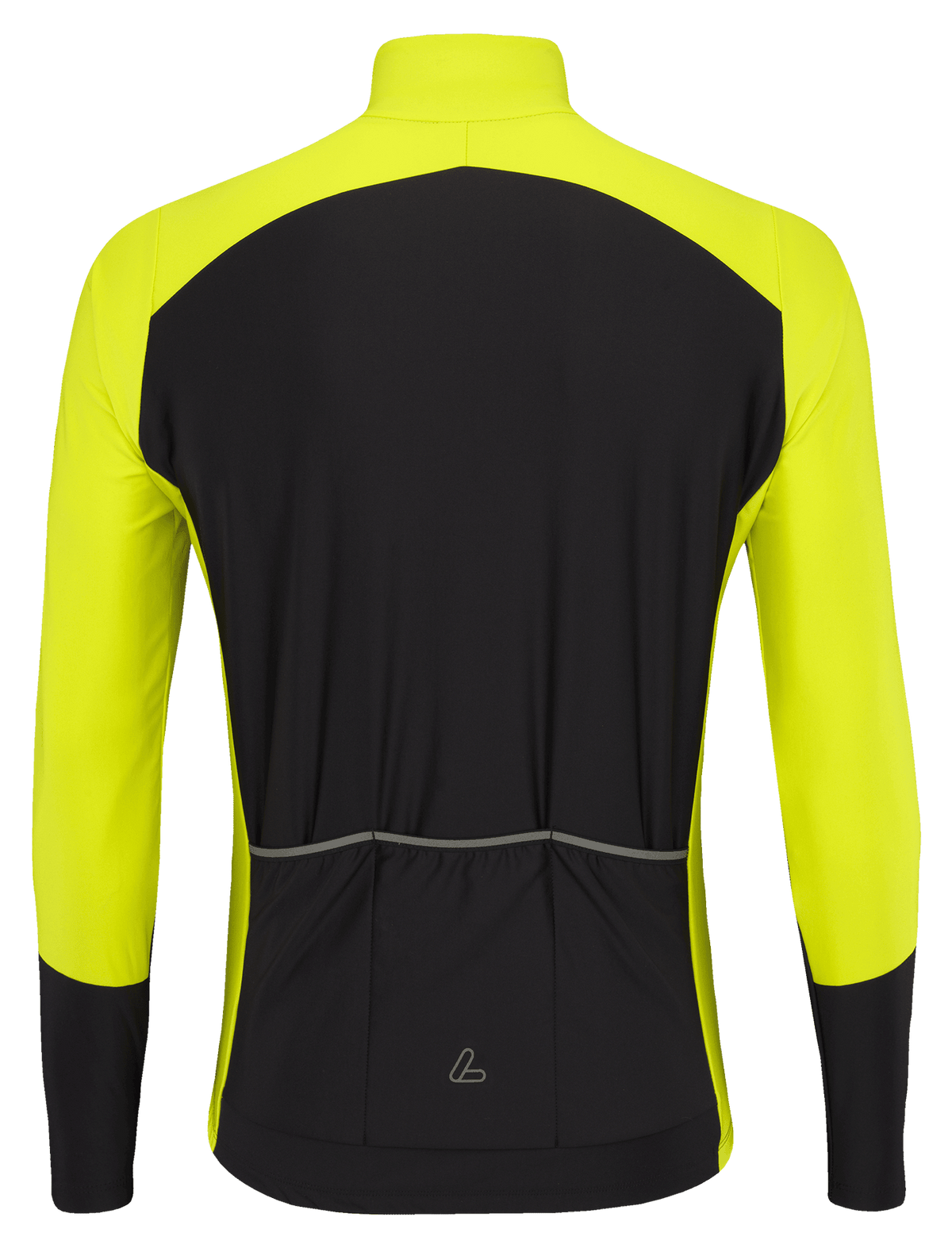 Löffler M Maillot VTT Manches Longues Combo Mid Noir/Jaune Néon