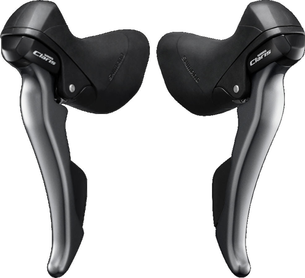 Shimano Claris ST-R2000/-R2030 leviers de changement/de frein paire 3x8 vitesses gris/noir