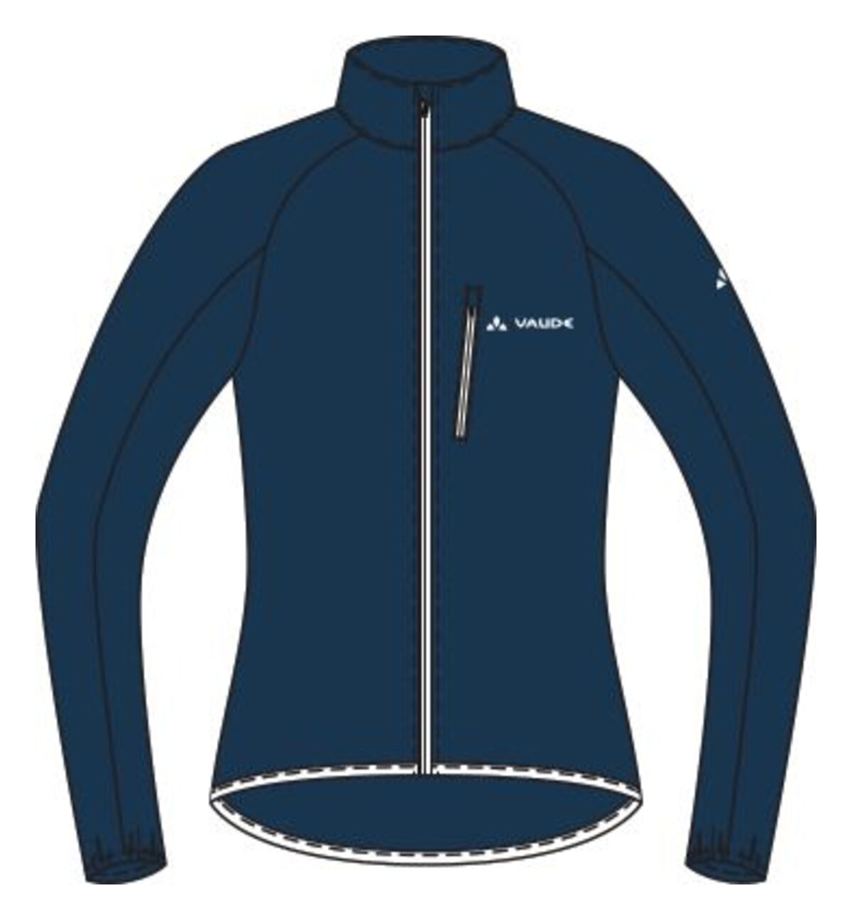 VAUDE Drop III Veste Femme bleue