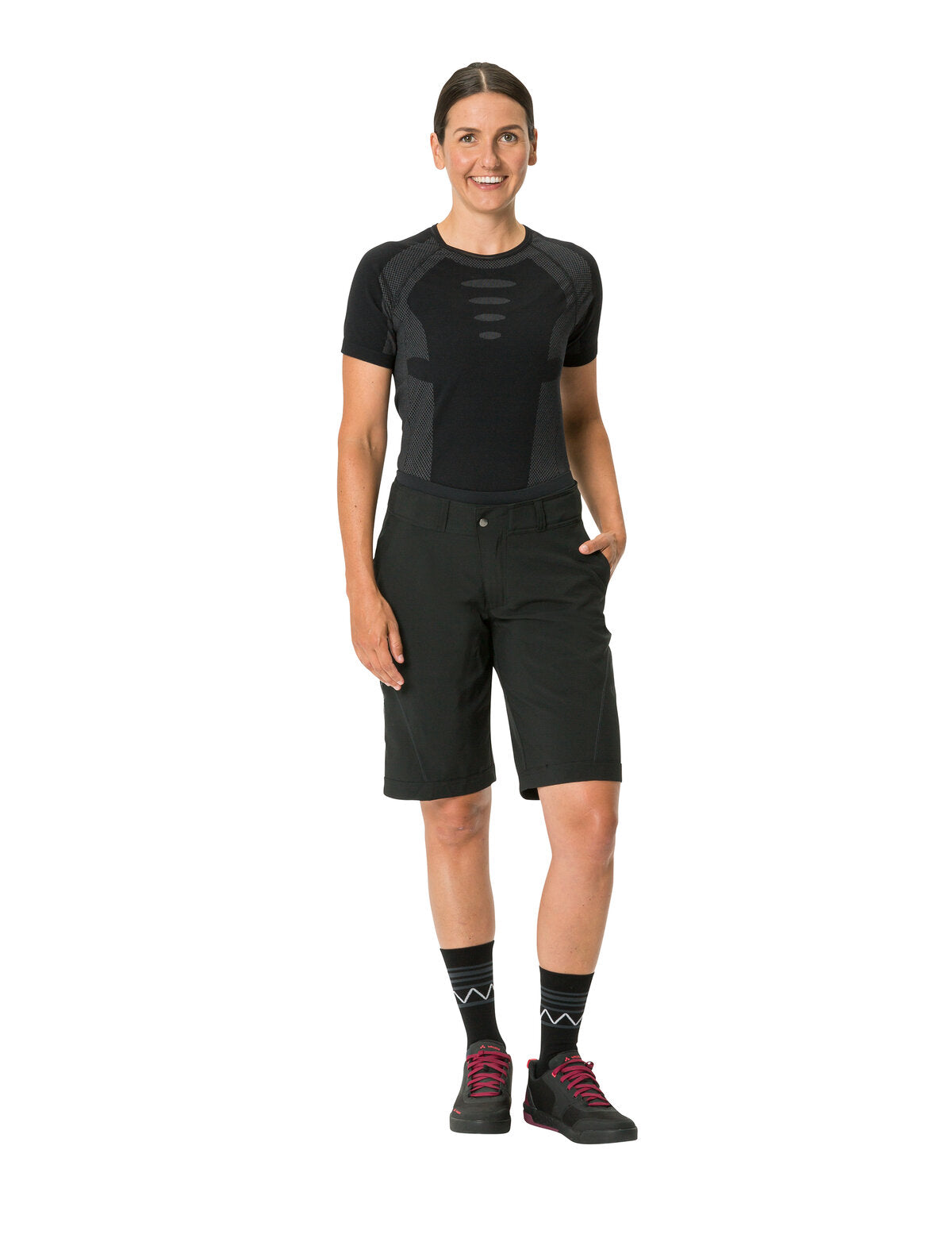 VAUDE Ledro Shorts Femme noir