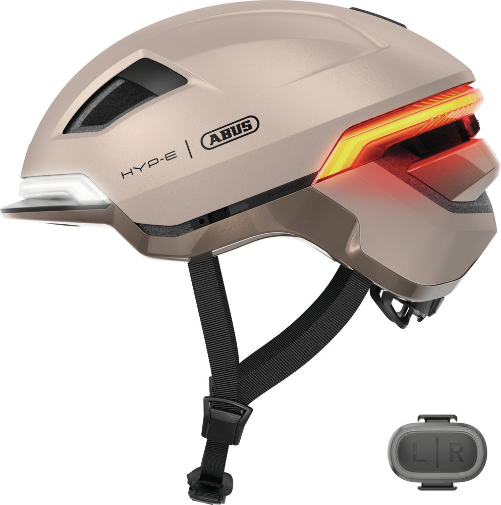 Casque ABUS HYP-E Urban champagne or
